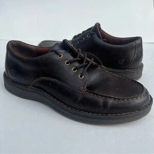 COPY - Born Brown Leather Lace Up Comfort Oxford Shoes Size 11